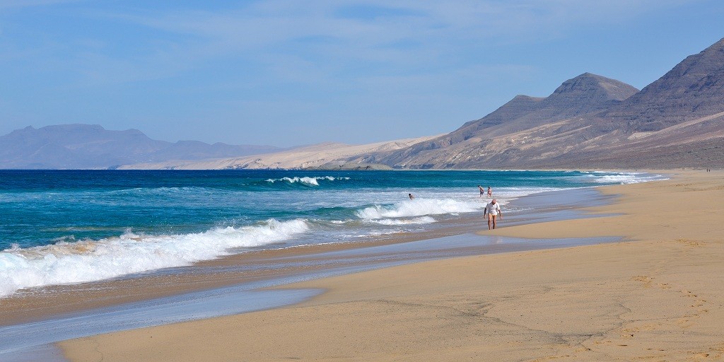 Playa de Cofete, en Fuerteventura